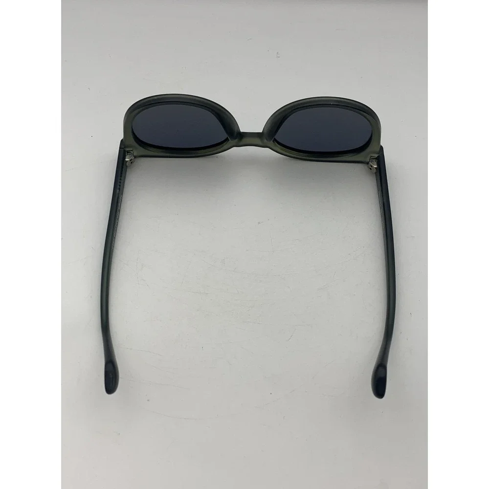 PRIVÉ REVAUX Sunglasses Mystique 1ED Green Round Gray Polarized Womens